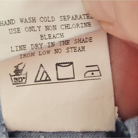 Unbranded XL Stone Blue LINEN Blend  3/4 Sleeve Lagenlook Women's Top Blouse - Picture 3 of 7